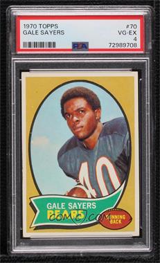 1970 Topps - [Base] #70 - Gale Sayers [PSA 4 VG‑EX]