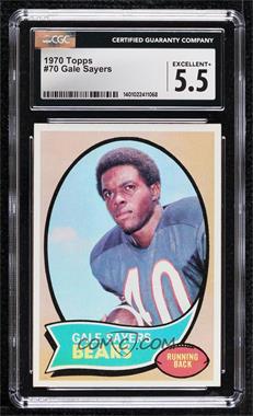1970 Topps - [Base] #70 - Gale Sayers [CGC 5.5 Excellent+]