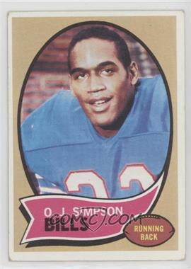 1970 Topps - [Base] #90 - O.J. Simpson [Good to VG‑EX]