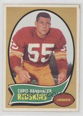 1970 Topps - [Base] #93 - Chris Hanburger [Good to VG‑EX]