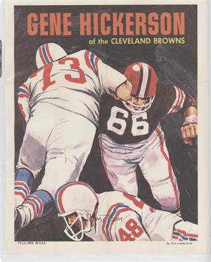 1970 Topps Posters - [Base] #15 - Gene Hickerson