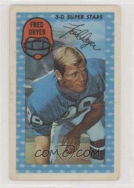 1971 Kellogg's 3-D - [Base] #12 - Fred Dryer [Poor to Fair]