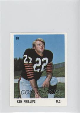 1971 O-Pee-Chee CFL Players Photos Stamps - [Base] #10 - Ken Phillips