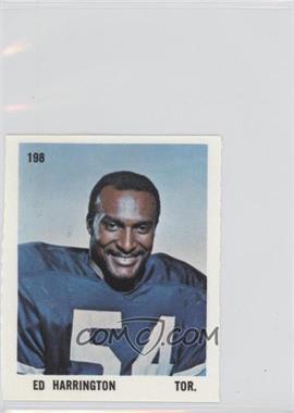 1971 O-Pee-Chee CFL Players Photos Stamps - [Base] #198 - Ed Harrington