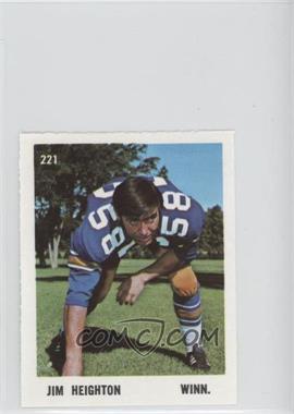1971 O-Pee-Chee CFL Players Photos Stamps - [Base] #221 - Jim Heighton