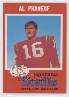 1971 O-Pee-Chee Canadian Football League - [Base] #115 - Al Phaneuf