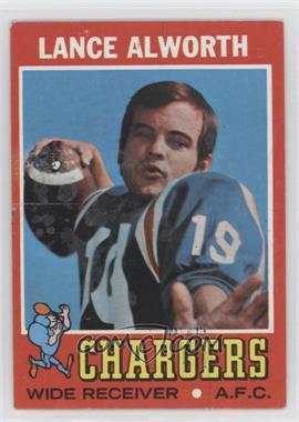 1971 Topps - [Base] #10 - Lance Alworth [Poor to Fair]