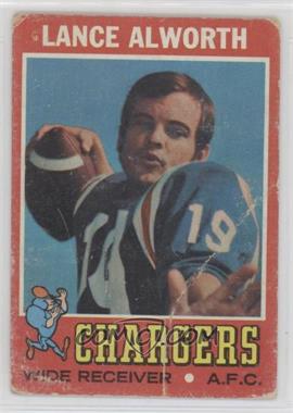 1971 Topps - [Base] #10 - Lance Alworth [Poor to Fair]