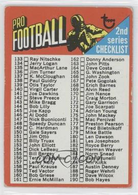 1971 Topps - [Base] #106 - Checklist