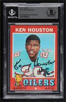 Ken Houston [BAS BGS Authentic]