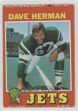 1971 Topps - [Base] #124 - Dave Herman [Good to VG‑EX]