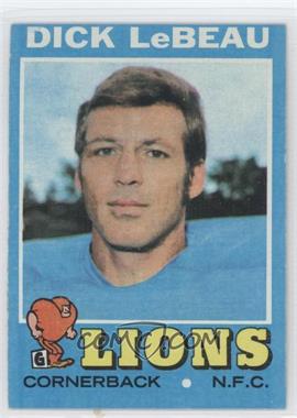 1971 Topps - [Base] #154 - Dick LeBeau