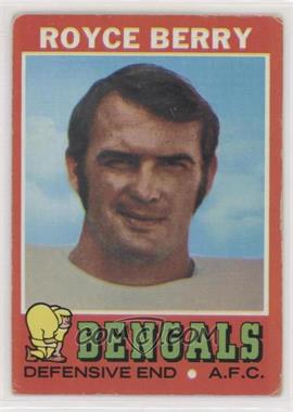 1971 Topps - [Base] #182 - Royce Berry [Good to VG‑EX]