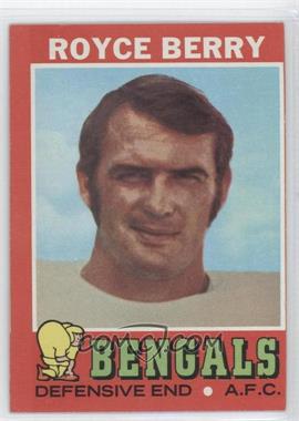 1971 Topps - [Base] #182 - Royce Berry [Good to VG‑EX]