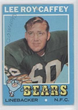 1971 Topps - [Base] #203 - Lee Roy Caffey [Good to VG‑EX]