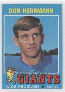 1971 Topps - [Base] #222 - Don Herrmann