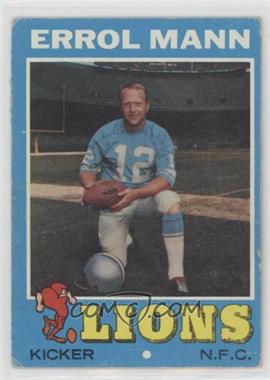 1971 Topps - [Base] #247 - Errol Mann