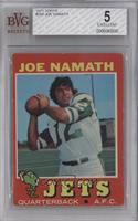 Joe Namath [BVG 5 EXCELLENT]