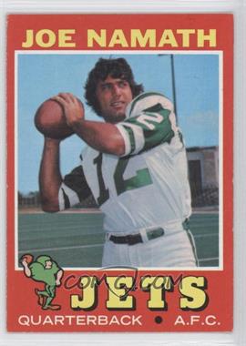 1971 Topps - [Base] #250 - Joe Namath