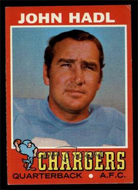 1971 Topps - [Base] #255 - John Hadl [EX]