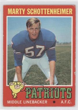 1971 Topps - [Base] #3 - Marty Schottenheimer