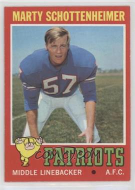 1971 Topps - [Base] #3 - Marty Schottenheimer