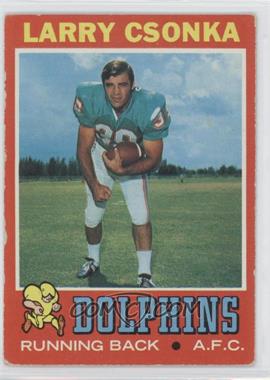 1971 Topps - [Base] #45 - Larry Csonka