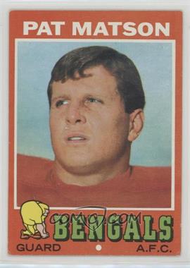 1971 Topps - [Base] #72 - Pat Matson