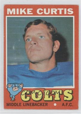 1971 Topps - [Base] #80 - Mike Curtis [Good to VG‑EX]