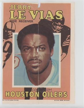 1971 Topps Football Pin-Ups - [Base] #9 - Jerry LeVias [Poor to Fair]