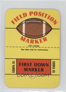 1971 Topps Game Cards - [Base] #_FIPM - Field Position Marker [Good to VG‑EX]