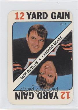 1971 Topps Game Cards - [Base] #1 - Dick Butkus