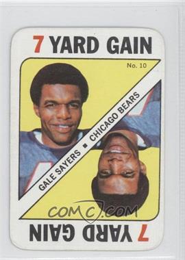 1971 Topps Game Cards - [Base] #10 - Gale Sayers [Noted]