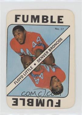 1971 Topps Game Cards - [Base] #17 - Floyd Little [Good to VG‑EX]