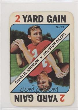 1971 Topps Game Cards - [Base] #24 - Charlie Johnson
