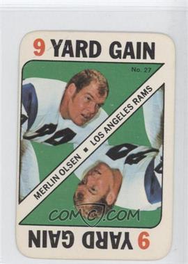1971 Topps Game Cards - [Base] #27 - Merlin Olsen [Good to VG‑EX]