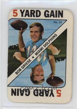 1971 Topps Game Cards - [Base] #29 - Bob Griese [Good to VG‑EX]