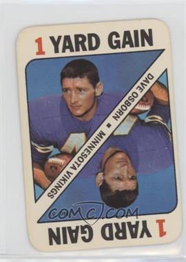 1971 Topps Game Cards - [Base] #31 - Dave Osborn