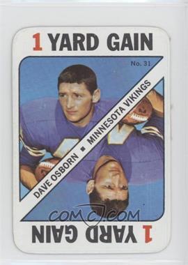 1971 Topps Game Cards - [Base] #31 - Dave Osborn