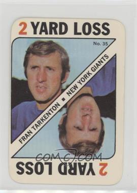 1971 Topps Game Cards - [Base] #35 - Fran Tarkenton