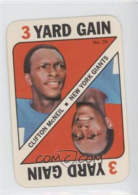 1971 Topps Game Cards - [Base] #36 - Clifton McNeil