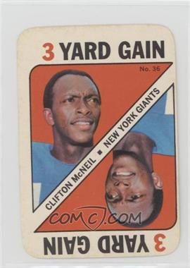 1971 Topps Game Cards - [Base] #36 - Clifton McNeil