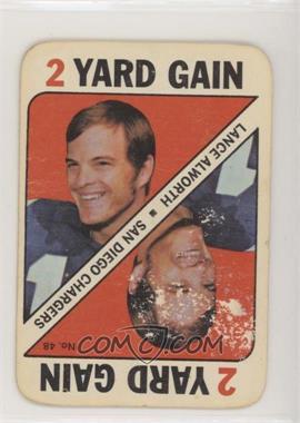 1971 Topps Game Cards - [Base] #48 - Lance Alworth [Poor to Fair]