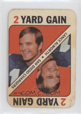 1971 Topps Game Cards - [Base] #48 - Lance Alworth [Poor to Fair]