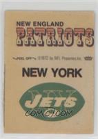 New York Jets Logo, New England Patriots