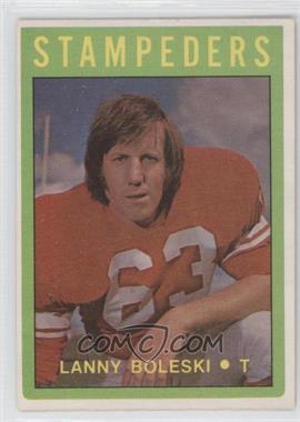 1972 O-Pee-Chee Canadian Football League - [Base] #65 - Lanny Boleski