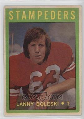 1972 O-Pee-Chee Canadian Football League - [Base] #65 - Lanny Boleski