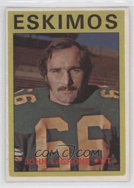 1972 O-Pee-Chee Canadian Football League - [Base] #93 - John LaGrone