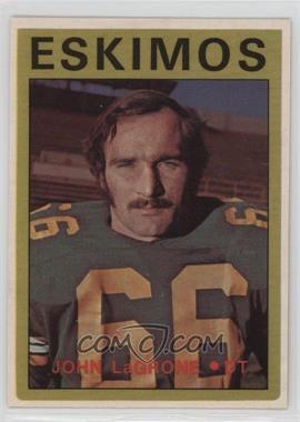 1972 O-Pee-Chee Canadian Football League - [Base] #93 - John LaGrone