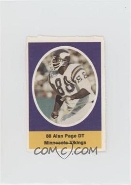 1972 Sunoco NFL Action Player Stamps - [Base] #_ALPA - Alan Page